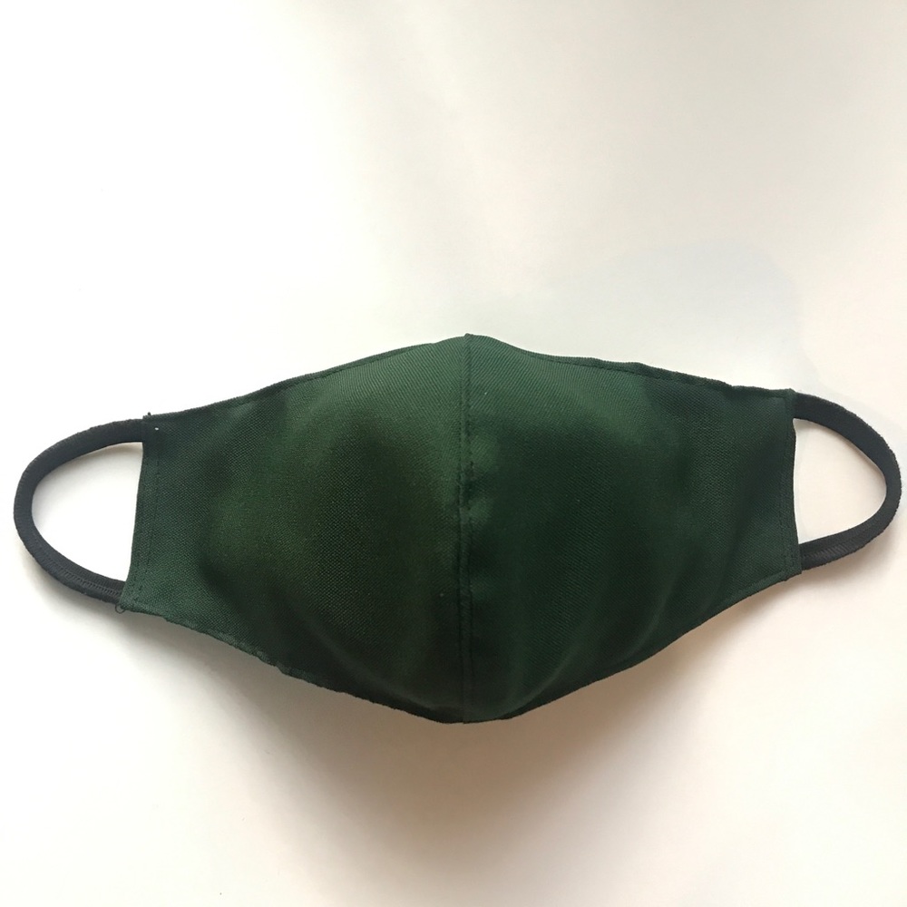Green 3-layer face mask